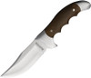 Rough Ryder Tater Skin Series Rogue RR2340 – 4.25" 440 Stainless Steel Clip Point Knife with Brown Burlap Micarta Handle & Black Nylon Sheath