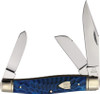 Rough Ryder Large Stockman RR2715 – 3.5" Clip, 2.25" Spey & Sheepsfoot Blades, Blue Dragon Scale Handle