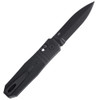 CRKT Redemption Compact 5322 profile view showing 3.28 inch MagnaCut black Cerakote spear point blade and G-10 handle with stainless steel bolster.