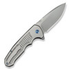 WE Knife Company Starlash Flipper Knife – Gray Titanium Handle (3.97″ M390 Stonewashed) WE23011C-2