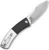Civivi Outlaw Muk Button Lock Knife Black / White G-10 (3.5" 14C28N) C24079-4