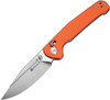 SENCUT Glenspar Crossbar Lock Folding Knife – Orange G10 Handle (3.5" 9Cr18MoV)
