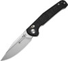SENCUT Glenspar Crossbar Lock Folding Knife – Black Shredded G10 Handle (3.5" 9Cr18MoV) S25046-2