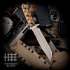 Halfbreed Blades Large Infantry Survival Knife LIK-01P Gen 2 Partially Serrated (6.89" K340)