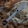 Mini SOCP grey blade close-up with ring handle and skeletonized profile