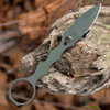 Mini SOCP Olive Drab Cerakote ring handle, skeletonized profile close‑up