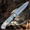 Harm Edge Bounty Hunter BH2.5 5" M390 toolroom/etch tumble recurve blade