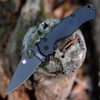 Spyderco Para Military 2 Lightweight C81PBBK2 profile view showing black DLC blade and FRN handle.