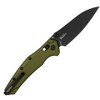 Kershaw Bareknuckle OD green aluminum pocket knife