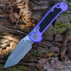 Microtech LUDT Gen III purple/black handle apocalyptic tanto blade