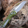Microtech MSI Mini RAM-LOK – 3.25" M390MK Stonewash OD Frag Aluminum 210M-10APFROD