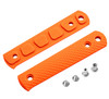Removable Orange G10 Pyramid scales with screw set for Boker BFF Packlite