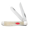 Case Mini Trapper 6207 SS natural smooth bone handle
