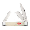 Case Large Stockman 6375 SS smooth natural bone handle