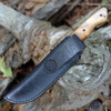 Boker Plus Overnighter 02BP0025 Black Leather Belt Loop Sheath Fixed Blade Carry