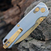 Kershaw Bel Air 6105RAWGLD folded profile, compact USA‑made EDC