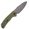 cobratec vanguard auto od green g10 knife