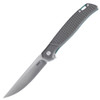 CRKT Scar Silver Aluminum D2 Flipper Knife K440XXP