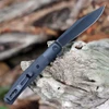 Boker Plus Modern Stockman 01BP0034 Linerlock and Black Titanium Bolster Detail