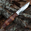 Helle Harding Rubin 2026 Limited Edition Knife, Spalted Beech & Red Leather Handle, H3LS Triple-Laminated Blade, 1,000 Pieces