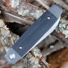 Boker Plus Modern Club Knife - 2.87" Nitro-V Satin Drop Point Plain Edge Blade, Black Micarta Handle - 01BP0035