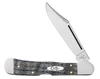 Case Copperlock 47494 Pocket Knife, Smooth Blue Curly Oak Wood Handle, 3.25" Locking Clip Point Tru-Sharp Blade, Made in USA