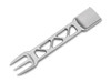 Boker Plus Metalbite 09BP0021 420J2 Stainless Skeleton Camping Utensil Flat Lay Top View