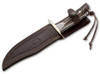 Muela Bowie Classic 02MU014 Full Tang Bowie Knife with Leather Belt Sheath