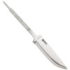 Helle Blade #310 HE310 — H3LS triple laminated stainless knife blank with Scandi grind, Gaupe pattern, satin finish, made in Norway