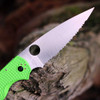 Spyderco Native Chief Salt C244SGR LC200N full flat grind SpyderEdge serrations