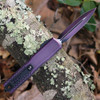 Microtech Ultratech Gen IV D/E Half Tri-Grip Purple Abrasion Standard OTF Automatic Knife 3.5 in. M390MK 11224HT-1PUAA