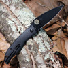 Spyderco Mantra 4 C274GBBKP 3.34 inch 8Cr13MoV Black Oxide Front-Flipper Liner Lock Black G-10 Handle