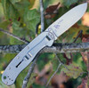 ESEE Zancudo BRKR2CB D2 Stonewash Drop Point Blade Open Detail View
