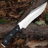 Microtech Arbiter - 8.75"  Bohler M390MK Stonewash Plain Edge Blade, Black G-10 Handle - 104-10