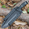 Microtech Arbiter - 8.75"  Bohler M390MK Stonewash Plain Edge Blade, Black G-10 Handle - 104-10