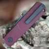 Boker Germany 2026 ADK BRLW 110673 red Richlite handle — paper wood composite, Liner Lock, tip-up right clip, 500 units worldwide