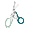 Leatherman Raptor Rescue 833472 shears — open view showing 420HC stainless steel blades and icy mint green handle loops