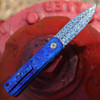 Boker Germany BRLW Fulldress 110675DAM Damasteel Nidhogg Damascus — 264 layers, 59 HRC, 2.58 in drop point, false edge, uncoated