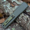 Microtech Ultratech Gen IV OTF - 3.35" M390 Double-Edge Dagger Blade, OD Green Handle - 11224-1 MPOD-T10S21