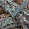 Microtech Ultratech Gen IV OTF - 3.35" M390 Double-Edge Dagger Blade, OD Green Handle - 11224-1 MPOD-T10S21