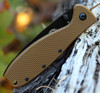 ESEE Zancudo Folding Knife (BRKR2CBB)- 2.94" Black D2 Drop Point Blade, Coyote Brown Polymer Handle