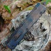 Microtech Dirac D/E Signature Series "Plague Outbreak" OTF - 2.88" M390MK Double Edge Dagger Blade, Distressed Green/Red Aluminum Handle - 225-1PLOBS