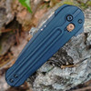 Benchmade Lowden 491BK-02 tip-down black clip — black G-10, Burnt Copper accents, 4.05 in closed, 2.55 oz, all-black Lowden
