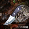 Muela Mouse-7M 02MU208 — 14C28N full tang blade, brown Micarta handle, 2.76 in compact hunting bushcraft fixed blade, handcrafted Spain