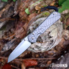 Chris Reeve Large Sebenza 31 Insingo L31-1508 open — CPM MagnaCut Insingo, glass blasted titanium, Forever Flag CGG, Reeve Integral Lock