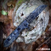 Heretic Jinn Manual H213-TOPO CPM MagnaCut Wharncliffe — DLC topo, 3.00 in, 0.09 in thin, 2.88 in cutting edge, plain edge Heretic USA