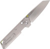 Vosteed Parallel A3503 154CM flat grind reverse tanto — 2.90 in, 0.079 in thin, HRC 60, satin plain edge, upward-rising tip