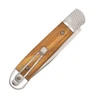 CobraTec Trapper Hidden Release CTTHROLW Olivewood Steel Bolster Clip Detail View