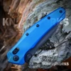 Kershaw Bareknuckle DuraLock Blue Anodized Aluminum Handle Detail View