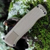 Benchmade Shootout Ranger Green Grivory Handle Glass Punch Detail View